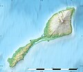 Physical map of Jan Mayen island